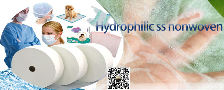 hydroplihilic nonwoven fabric