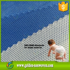 SMS Nonwoven Fabric Baby Diaper Material