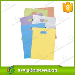 80gsm D-Cut Non Woven Bag With Silk Printing made by Quanzhou Golden Nonwoven Co.,ltd