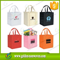 printed nonwoven cheap promotional tote bags