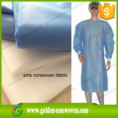 Medical SSS nonwoven fabric For Making Surgical coat made by Quanzhou Golden Nonwoven Co.,ltd