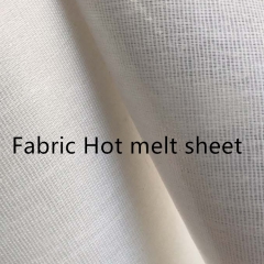 Fabric Hot Melt Sheet Backing Glue with Fabric Flexibility of Toe Puff and Shoe Counter made by Quanzhou Golden Nonwoven Co.,ltd
