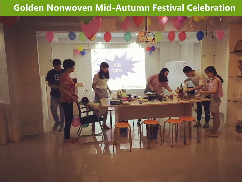 Mid-autumn Festival Celebration Golden Nonwoven Culture 