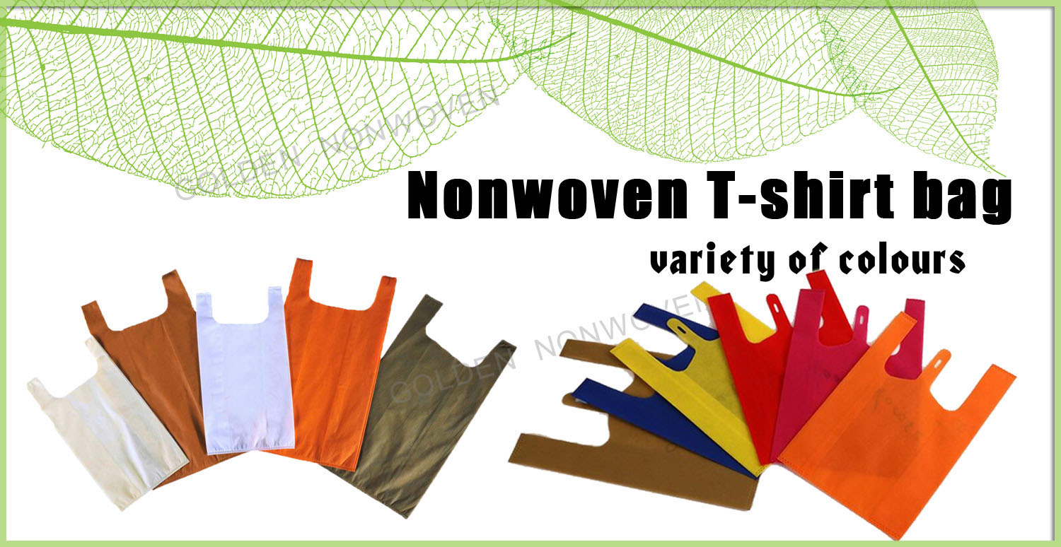 Non woven T shirt bags and D-cut bags