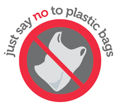 Stay away from plastic bags