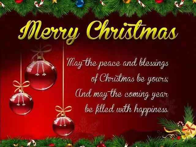 Merry Christmas and Happy new year 